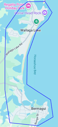 Bermagui Home Delivery Map
