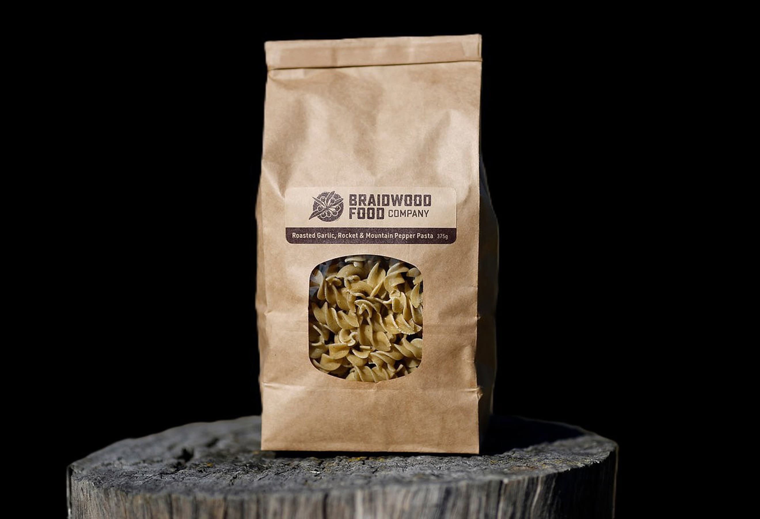 Roasted Garlic and Rocket Pasta